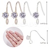 20Pcs 2 Color Brass Earring Hooks JX502A-2
