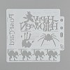 Large Plastic Reusable Drawing Painting Stencils Templates DIY-F053-25A-2