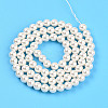 Baking Paint Pearlized Glass Pearl Bead Strands HY-N002-5mm-A11-4