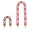 2Pcs Oval & Square Acrylic Bag Handle FIND-GN0001-14B-1