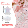 100Pcs Spray Painted Glass Beads GLAA-HY0001-40-2