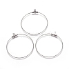 304 Stainless Steel Wire Pendants STAS-M274-020C-4