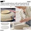 2Pcs 2 Styles Stainless Steel Alloy Scrapers TOOL-LP0001-19-3