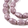 Opaque Solid Color Beads Strands EGLA-N013-P4mm-D09-3