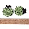 Handmade Polymer Clay & Rhinestone Big Pendants FIND-Q123-01E-3