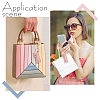 Portable Imitation Leather Lipstick Keychain Holder KEYC-WH0029-56B-6