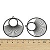 Spray Painted 430 Stainless Steel Pendants STAS-Z116-14-3