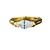Alloy with Clear Cubic Zirconia Finger Rings FS-WGD7F1A-02-4