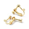Brass Clip-on Earring Findings LS-KK-P232-05G-3