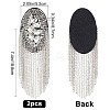 Fashionable Alloy Tassel Epaulettes AJEW-WH0278-05P-2