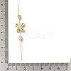 Brass Crystal Rhinestone Ear Wrap Crawler Hook Earrings for Women EJEW-C097-02G-01-3
