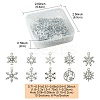 60Pcs 10 Styles Tibetan Style Alloy Pendants FIND-FS0002-21-4