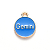 Alloy Enamel Pendants ENAM-S124-01B-02I-3