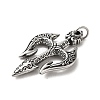 304 Stainless Steel Big Pendants STAS-D091-01AS-2