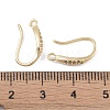 Brass Micro Pave Cubic Zirconia Earring Hooks KK-U008-07G-3