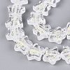 Handmade Foil Glass Beads Strands FOIL-Q002-07F-3