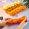 5 Bundles 5 Colors Yellow Theme Acrylic Fiber Yarn OCOR-TA0003-18A-7
