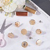 12Pcs Nail Free Zinc Alloy Curtain Button Buckle FIND-GF0007-41D-4