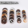 20Pcs Resin Tri-Glide Adjuster Buckles FIND-GF0008-12D-5