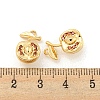 Brass Micro Pave Cubic Zirconia Pendants KK-K369-02G-04-3