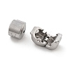 304 Stainless Steel European Style Clasps STAS-M112-04P-06-2