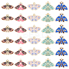30Pcs 5 Styles Alloy Enamel Pendants ENAM-DC0001-70-1