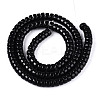 Opaque Solid Color Glass Beads Strands GLAA-N026-3x6mm-11-2
