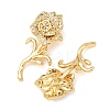 Brass Micro Pave Cubic Zirconia Pendants KK-G543-07G-03-2