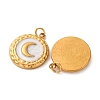 304 Stainless Steel Enamel Pendants STAS-U061-34G-B01-2