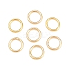 Brass Closed Jump Rings KK-D257-01G-02-1