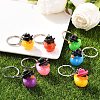 7Pcs Resin Duck Pendant Keychain KEYC-YW00225-4
