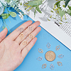 201 Stainless Steel Laser Cut Pendants STAS-UN0013-16-3