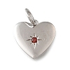 925 Sterling Silver Micro Pave Clear Cubic Zirconia Charms STER-V001-01P-01-1