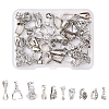 30Pcs 10 Styles Brass Pendant Ice Pick Pinch Bails KK-YW0003-64-1