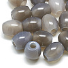 Natural Grey Agate Beads G-T093-03-1