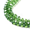 Electroplate Transparent Glass Beads Strands LS-EGLA-A035-T4mm-A11-3