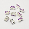 Alloy Enamel Awareness Ribbon Large Hole European Beads LS-X-MPDL-R036-41G-1