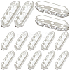 180Pcs 3-Hole Iron Grade A Rhinestone Bridge Spacers RB-BBC0001-04S-1