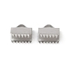304 Stainless Steel Ribbon Crimp Ends STAS-E471-05J-P-1