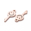 PVD Vacuum Plating 304 Stainless Steel Charms LS-STAS-G215-07RG-2