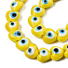 Handmade Evil Eye Lampwork Beads Strands LAMP-N029-010J-2