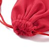 Velvet Jewelry Drawstring Storage Pouches ABAG-P013-02C-4