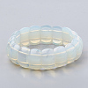 Opalite Beaded Stretch Bracelets BJEW-S137-23-1