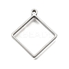 304 Stainless Steel Pendants STAS-S181-01P-K-1