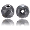 60Pcs Non-magnetic Synthetic Hematite Beads G-BBC0001-54-6