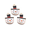 Christmas Alloy Enamel Pendants ENAM-Q442-49-1