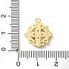 Brass Micro Pave Cubic Zirconia Pendants LS-KK-S513-06B-G-3