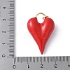 Brass Enamel Pendants KK-D336-08G-03-3