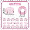 800Pcs Transparent Plastic Beads KY-SP0001-52A-2