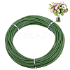 PVC Plastic Tubing Roll for Bundling Artificial Flower Stems DIY-WH0750-049-1